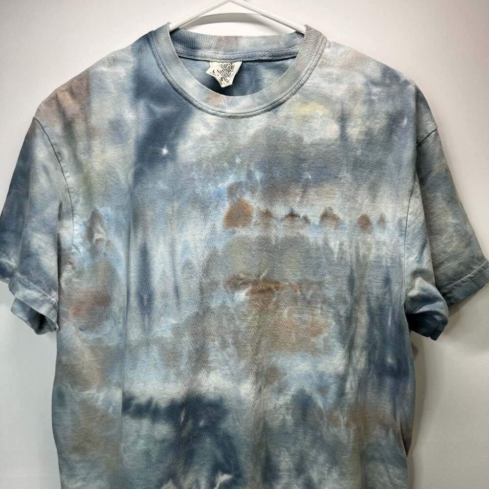 New Women's Cropped tee, ice dyed